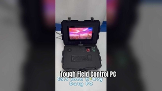 Estación de control de campo portátil con caja de PC de 15,6 pulgadas con alto brillo