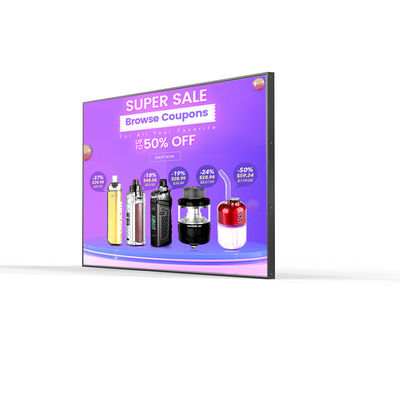 comprar Display LCD comercial orientado a la ventana con luz solar y señalización digital legible Fabricación en línea