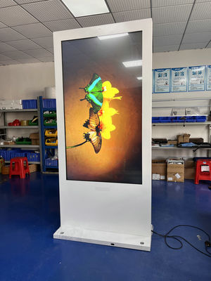 comprar Pantalla táctil de aleación de aluminio impermeable para exteriores Quiosco de señalización digital personalizable online manufacture