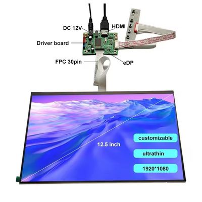 comprar 12.5 pulgadas Ultra delgado TFT LVDS luz solar pantalla LCD portátil de monitoreo móvil online manufacture