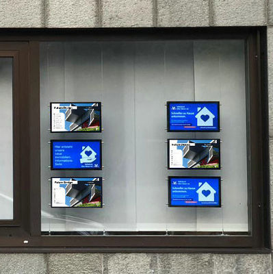 comprar 21.5 pulgadas de LCD IPS multi-pantalla reproductor de vídeo para pantalla de ventana de tamaño completo de bienes raíces online manufacture
