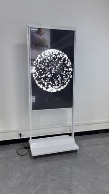 comprar 178° Gran pantalla panorámica con doble pantalla LED, señalización digital con alto brillo online manufacture