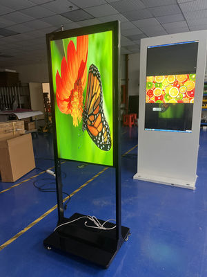comprar 1000-3000nits Display exterior de doble cara señalización publicitaria digital para tiendas Fabricación en línea