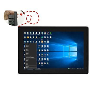 comprar 10.1 pulgadas 1280x800 IPS LCD Control Industrial Monitoreo todo en uno con pantalla táctil capacitiva para señalización digital exterior impermeable Fabricación en línea