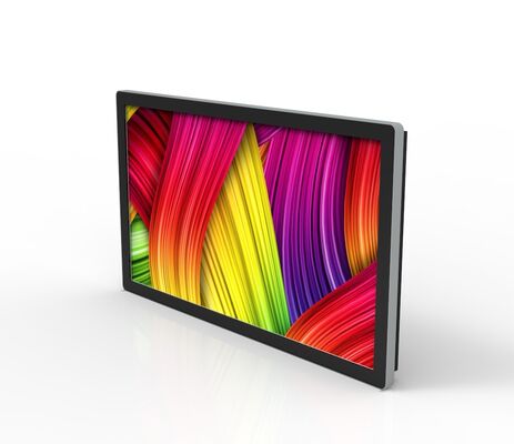 comprar 32 pulgadas de alto brillo 2000nits de monitor táctil industrial exterior con interfaz USB para señalización digital impermeable Fabricación en línea