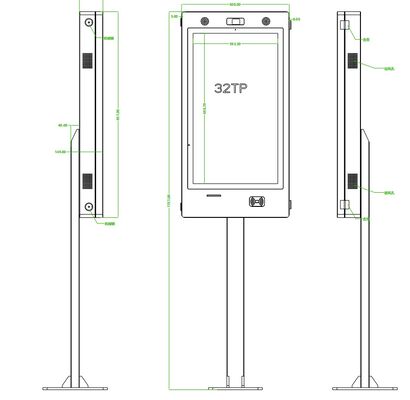 comprar IP67 impermeable 2500nits Alto brillo 98 pulgadas señalización digital exterior - pantalla montada en la pared Fabricación en línea