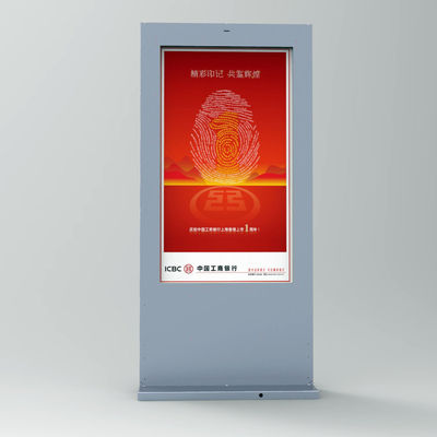 Pantalla táctil personalizable de piso LCD digital de señalización de publicidad