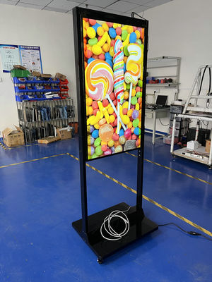 100-240 VAC 50-60Hz WiFi Display digital de doble cara con ángulo de visión de 178 °