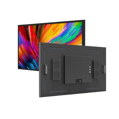 32 pulgadas Ultra delgado exterior pantalla vertical 2500nits Monitoreo impermeable montado en la pared