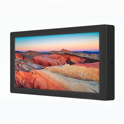 75 pulgadas 4K UHD de la señalización digital al aire libre con 3000cd / m2 Brillo y IP65 pantalla LCD impermeable