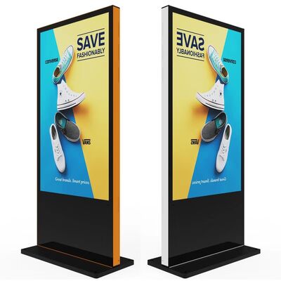 98 pulgadas de nuevo diseño de aluminio marco IPS 4K exterior pantalla vertical impermeable y resistente al sol 3000nits de publicidad Mach